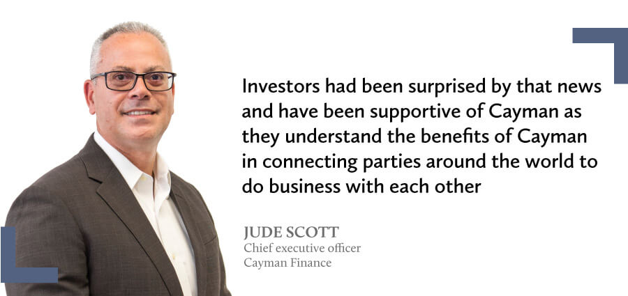 Testimonial from Jude Scott - Cayman Finance