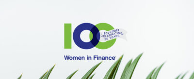 Rebecca Palmer speaking at the 100 Women in Finance webinar: The Essential Insights on ESG - Waystone